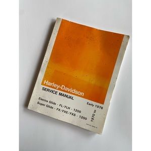 Vintage Harley Davidson Service Manual